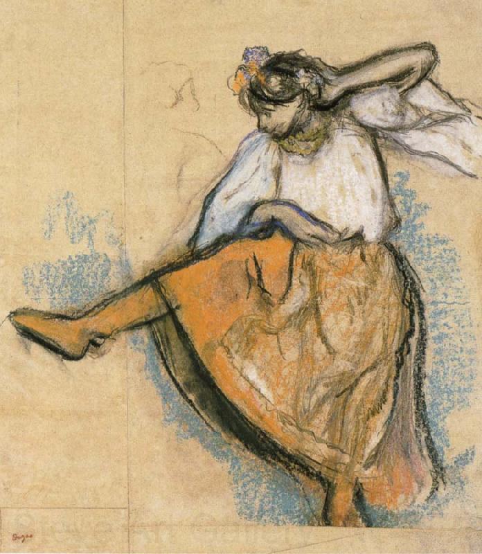 Edgar Degas Russian Dancer France oil painting art